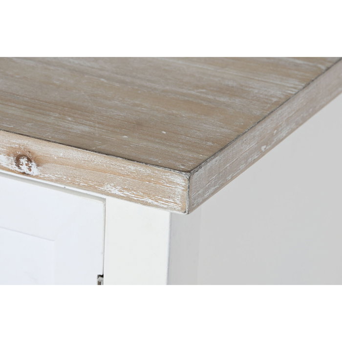 DKD Home Decor Buffet de Abeto y MDF Blanco 160x40x86 cm DKD Home Decor Buffet de Abeto y MDF Blanco 160x40x86 cm