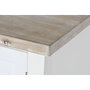 DKD Home Decor Buffet de Abeto y MDF Blanco 160x40x86 cm