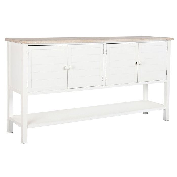 DKD Home Decor Buffet de Abeto y MDF Blanco 160x40x86 cm DKD Home Decor Buffet de Abeto y MDF Blanco 160x40x86 cm
