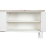 DKD Home Decor Buffet de Abeto y MDF Blanco 160x40x86 cm
