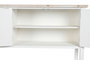 DKD Home Decor Buffet Tradicional Blanco Natural Madera Abeto y MDF 160 x 40 x 86 cm