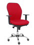 PIQUERAS Y CRESPO Silla de oficina Jorquera Rojo Tela