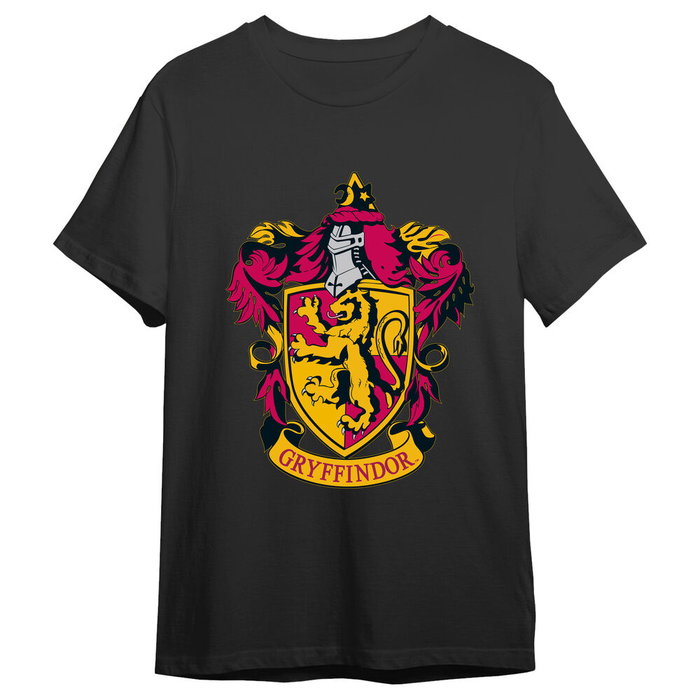 WARNER BROS. DISCOVERY Camiseta Adulto Harry Potter Gryffindor Talla L - 100% Algodón 165 g WARNER BROS. DISCOVERY Camiseta Adulto Harry Potter Gryffindor Talla L - 100% Algodón 165 g