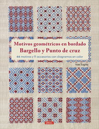 Motivos geométricos en bordado bargello y punto de cruz, Kae Sugita - DRAC