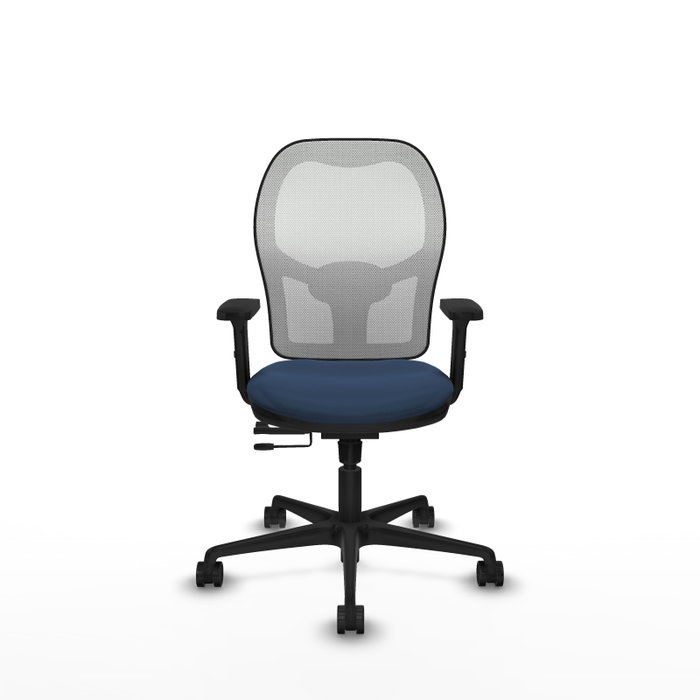PIQUERAS Y CRESPO Silla de oficina Jorquera Sincro/Traslack Azul marino y Blanco PIQUERAS Y CRESPO Silla de oficina Jorquera Sincro/Traslack Azul marino y Blanco