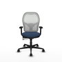 PIQUERAS Y CRESPO Silla de oficina Jorquera Sincro/Traslack Azul marino y Blanco