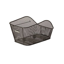 Basil Icon M Cesta de bicicleta trasera de acero negro 40x33x25 cm