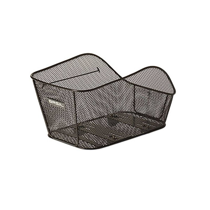 Basil Icon M Cesta de bicicleta trasera de acero negro 40x33x25 cm Basil Icon M Cesta de bicicleta trasera de acero negro 40x33x25 cm