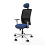 PIQUERAS Y CRESPO Silla de oficina Zulema Azul marino y Negro