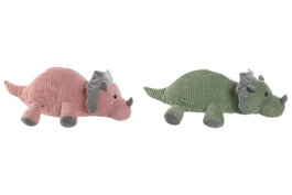 DKD Home Decor Peluche Dino Verde Rosa Poliester 30 x 15 x 50 cm