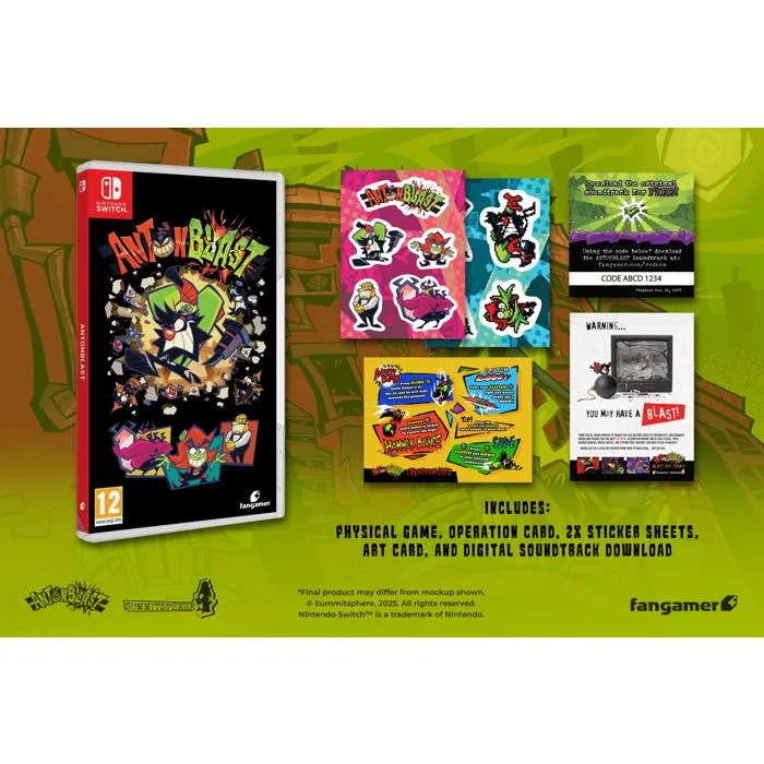 Just For Games Antonblast Nintendo Switch AABAS39291