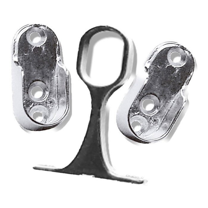 Edm Soporte para tubo de armario oval, modelo Sta06 y Sta08 Edm Soporte para tubo de armario oval, modelo Sta06 y Sta08