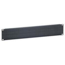 Equip Panel ciego 2U Negro para bastidor de 19 pulgadas