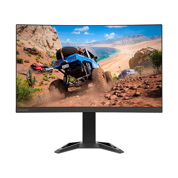 Lenovo Monitor G27qc-30, 27 Pulgadas QHD (2560 x 1440) Curvo VA 165Hz, 1ms MPRT, Freesync Premium, Altura y Giro Ajustable