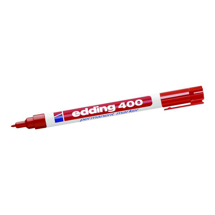 Edding 400 Marcador Permanente Rojo 1 mm