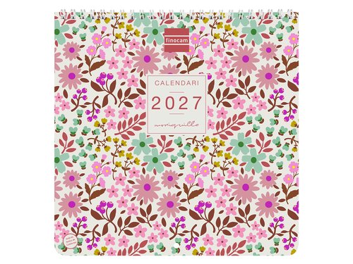 Finocam Calendario de Pared 2027 Artístico Catalán con Espiral 210x210 Moniquilla Finocam Calendario de Pared 2027 Artístico Catalán con Espiral 210x210 Moniquilla