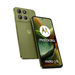 Motorola Moto G15 Smartphone Android 15 4G, Pantalla FHD+ de 6.72 pulgadas, 512 GB Almacenamiento, 8 GB RAM, Bateria 5200 mAh, Camara 50 MP, Color Verde