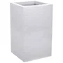 EDA Square Flower BAC High Graphit Up - 36 L - 29.5 x 29.5 cm x 49.5 cm - Cereed White