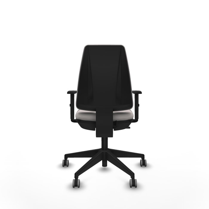 PIQUERAS Y CRESPO Silla de oficina Elche Blanca con Brazos 1D