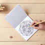 The Concept Factory Libreta para Colorear Adultos 24 Páginas con Mandalas y Dibujos 15.2x0.6x15.4 cm