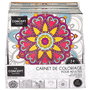 The Concept Factory Libreta para Colorear Adultos 24 Páginas con Mandalas y Dibujos 15.2x0.6x15.4 cm