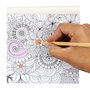 The Concept Factory Libreta para Colorear Adultos 24 Páginas con Mandalas y Dibujos 15.2x0.6x15.4 cm