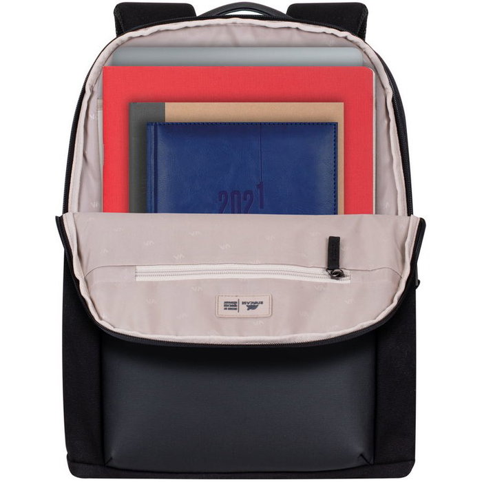 RIVACASE 8524 - Mochila Riva NB de lona de 14,0 pulgadas, color negro