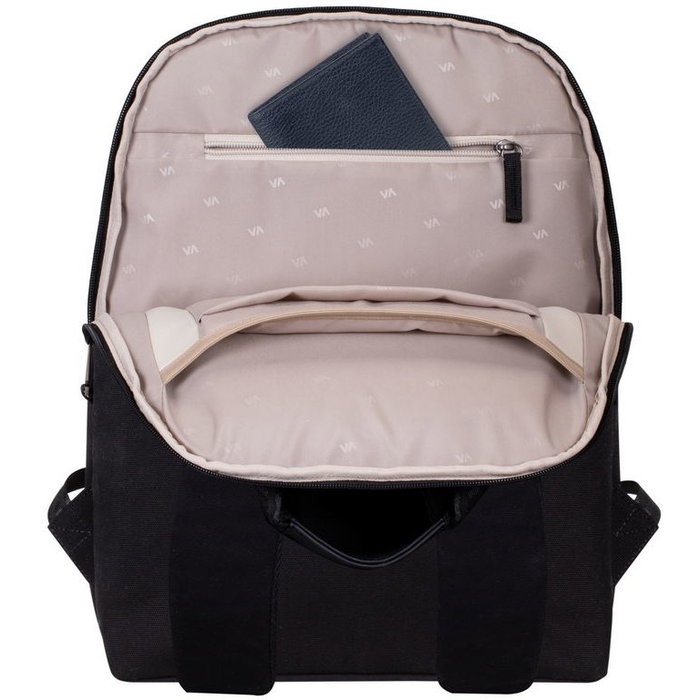 RIVACASE 8524 - Mochila Riva NB de lona de 14,0 pulgadas, color negro