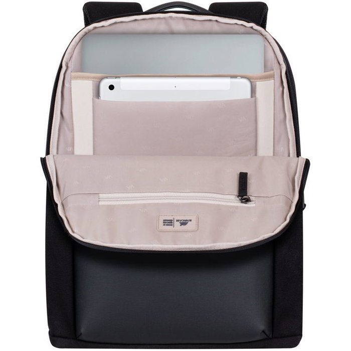RIVACASE 8524 - Mochila Riva NB de lona de 14,0 pulgadas, color negro