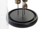 DKD Home Decor Figura de Resina y Cristal Globos Dorado y Negro
