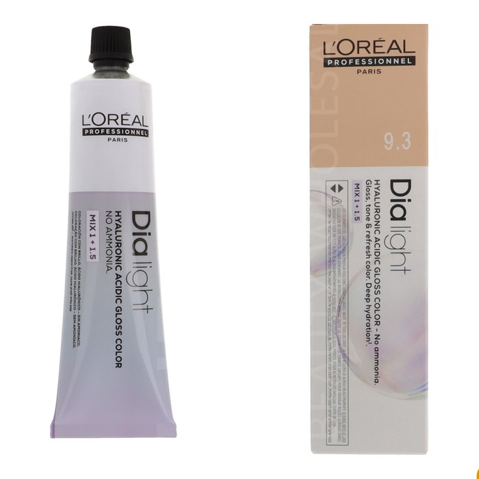 L'Oréal DIA Light 9.3 Rubio Muy Claro Dorado 60ml L'Oréal DIA Light 9.3 Rubio Muy Claro Dorado 60ml