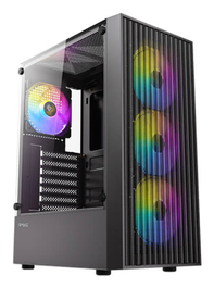 Antec AX27 RGB Midi Tower Negra Caja PC con RGB