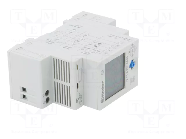 Finder Temporizador Semanal Eléctrico REG 230VAC 12.51.8.230.0000 Finder Temporizador Semanal Eléctrico REG 230VAC 12.51.8.230.0000