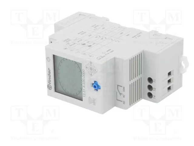 Finder Temporizador Semanal Eléctrico REG 230VAC 12.51.8.230.0000 Finder Temporizador Semanal Eléctrico REG 230VAC 12.51.8.230.0000