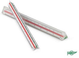 Faibo Regla Escala De Reducción 30 cm Escalímetro 1:100, 1:200, 1:250, 1:300, 1:400, 1:500