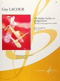 GERARD BILLAUDOTT, 50 Estudios faciles y Progresivos para oboe y Saxofon - Guy Lacour