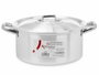 Kinvara Cacerola Aluminio 22 cm 4 L Plata Apto Gas Horno Lavavajillas (Set de 10)