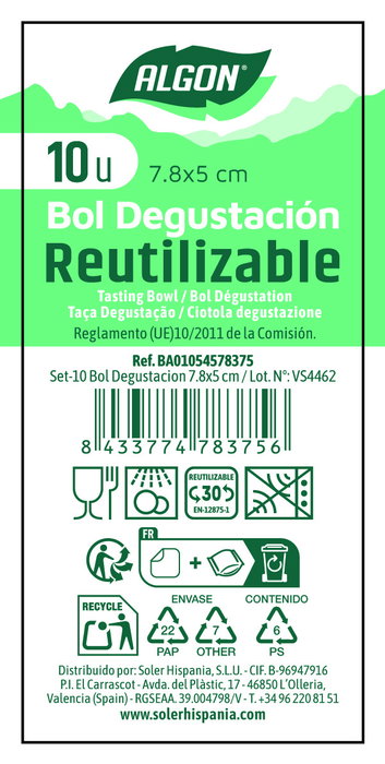 Inde Set de 24 Boles de Degustación para Muestras o Postres