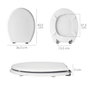 ORYX Tapa WC Blanco Deluxe