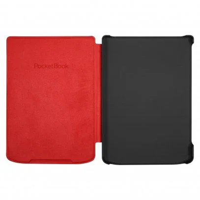 PocketBook Funda H-S-634-R-WW Roja de Microfibra y PU para Ebook 6" - Compatible con PocketBook Verse / Verse Pro