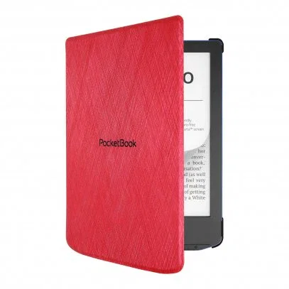 PocketBook Funda H-S-634-R-WW Roja de Microfibra y PU para Ebook 6" - Compatible con PocketBook Verse / Verse Pro