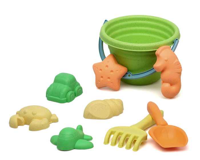KioKids Juego de Playa Sostenible con 8 Piezas para Niños de +18 Meses, Fabricado con Trigo, Juguete para Verano y Desarrollo Motor KioKids Juego de Playa Sostenible con 8 Piezas para Niños de +18 Meses, Fabricado con Trigo, Juguete para Verano y Desarrollo Motor