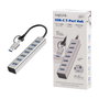 LogiLink Hub USB 3.0 de 7 puertos con carcasa de aluminio USB-A