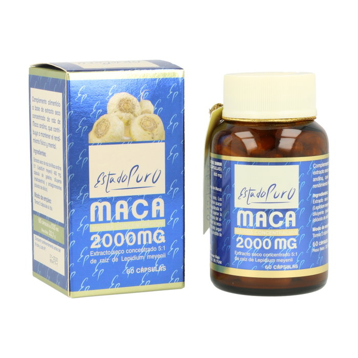 Estado Puro Maca 2.000 mg 60 cápsulas vegetales Estado Puro Maca 2.000 mg 60 cápsulas vegetales