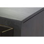 DKD Home Decor Buffet Rombo Gold de Acacia y Metal Marrón Oscuro