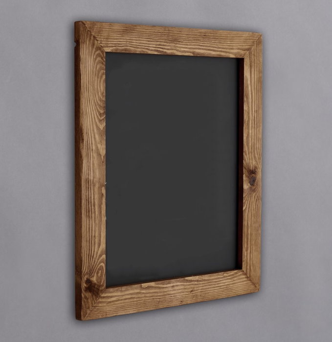 Aberto Design AA157 Pizarra de Madera de Abeto Negra y Natural, 36x42x4 cm Aberto Design AA157 Pizarra de Madera de Abeto Negra y Natural, 36x42x4 cm