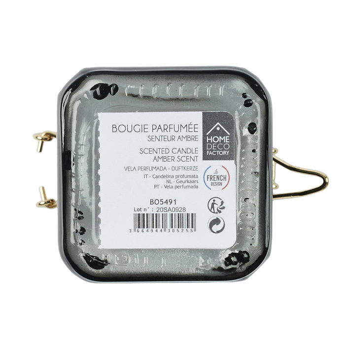 Home Deco Factory Tarro con Vela Perfumada Apothicaire Ámbar Almizcle Blanco 185g 50h 11,8cm