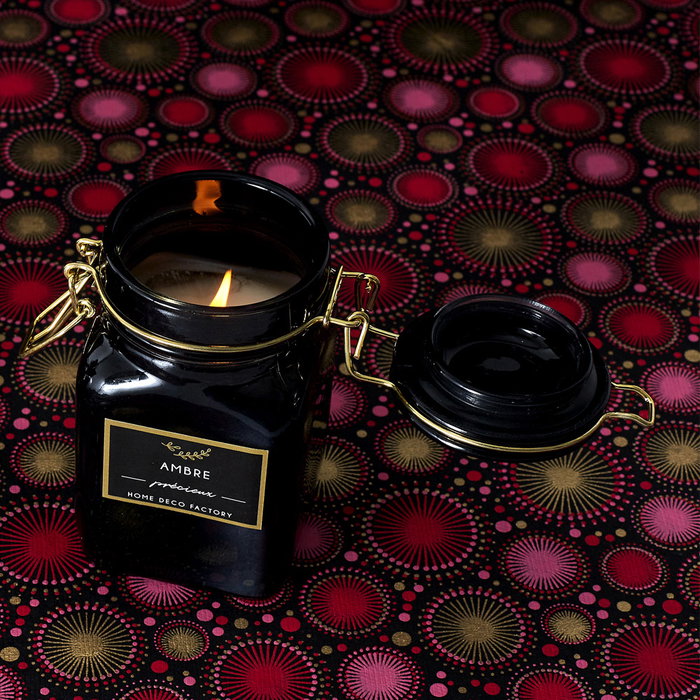 Home Deco Factory Tarro con Vela Perfumada Apothicaire Ámbar Almizcle Blanco 185g 50h 11,8cm