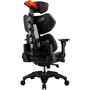 Cougar Terminator Gaming Chair Silla de Juego, Negro, Universal, 135 kg, 160-200 cm, Respaldo y Asiento Acolchados de Piel Sintética, Reposacabezas, 4D