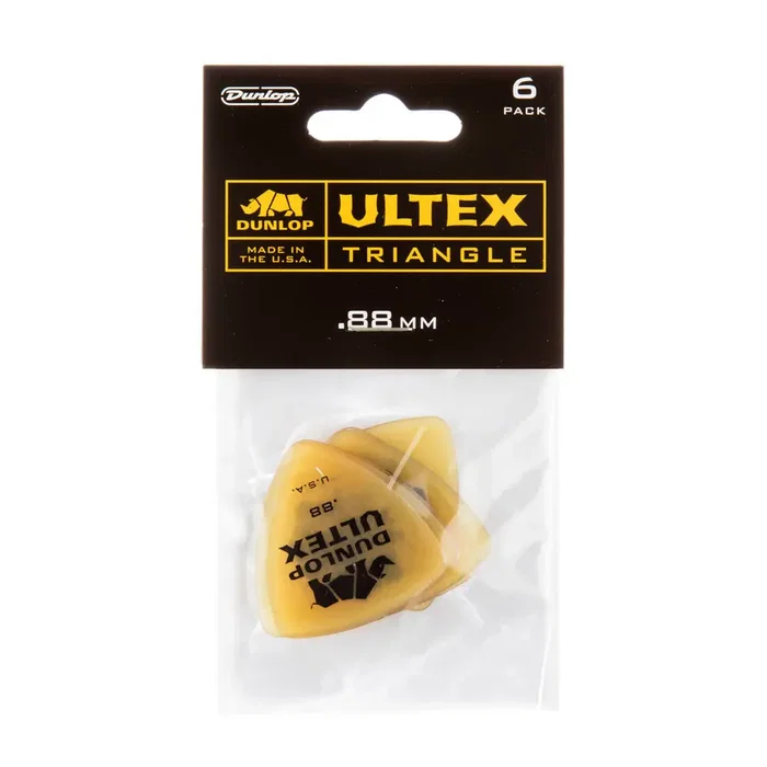 DUNLOP Pack 72 Púas Ultex® Triangle Ámbar - 0.88 mm DUNLOP Pack 72 Púas Ultex® Triangle Ámbar - 0.88 mm